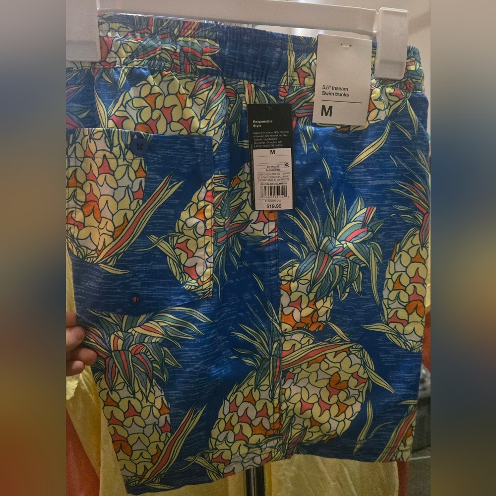 Original Use Pineapple Swim Trunks